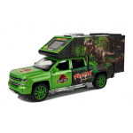 Karavan s motívom dinosaurov - zelený